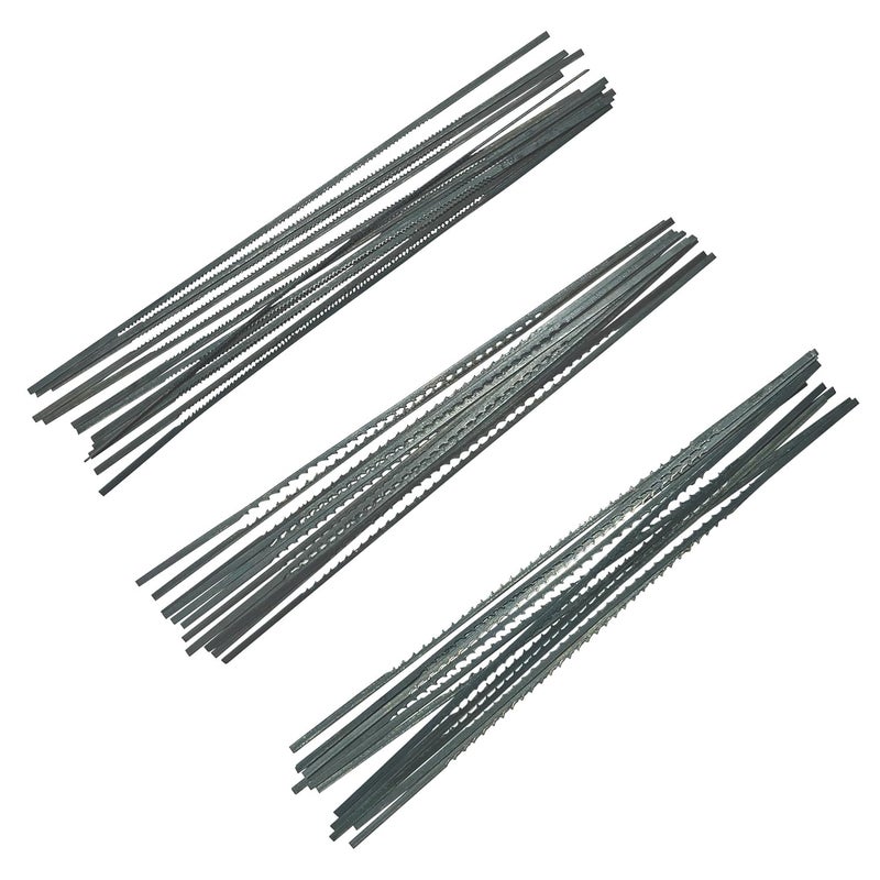 FOXBC Skip Tooth Scroll Saw Blade Plain End Assortment, 36 Pack, Replacement for Olson Saw FR49400 - Image 1